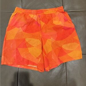 lululemon Pacebreaker 7" - Orange Print